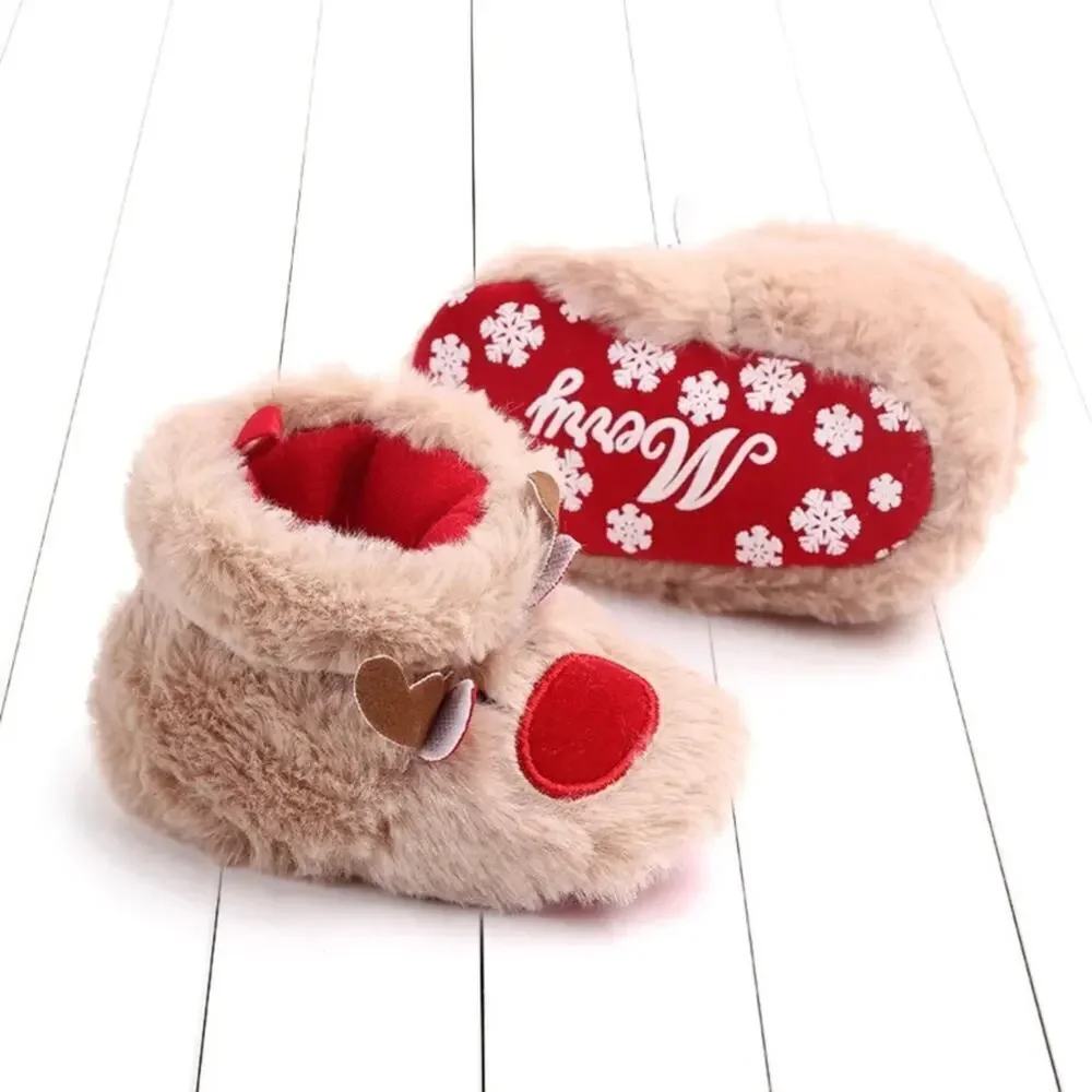 New pre walker warm non slip slippers size 1 (0-6 months), 2 (6-12 months)